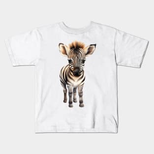 Baby Zebra Kids T-Shirt